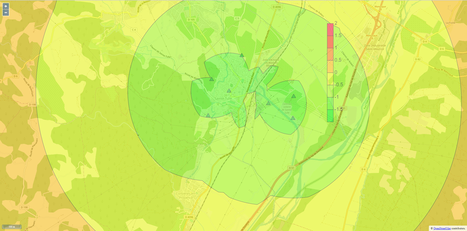 &#9;Microseismic sensitivity map