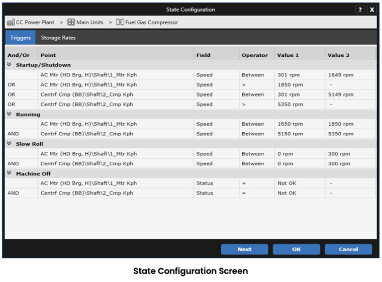State Configuration Screen