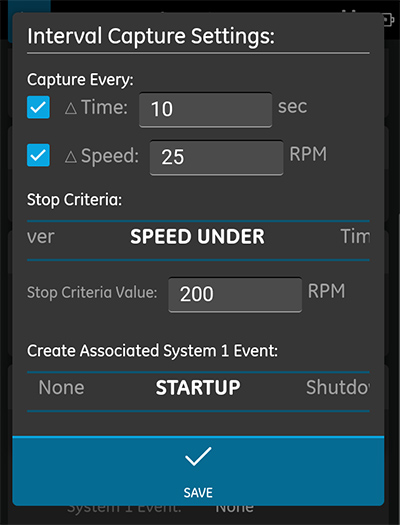 Interval Capture Settings