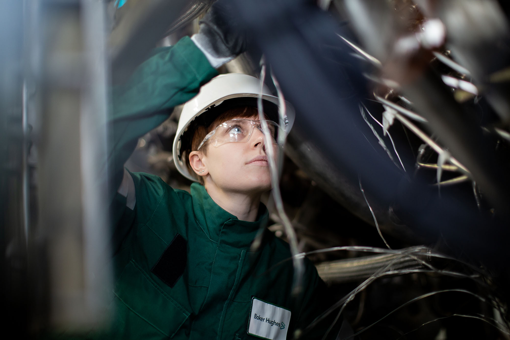 Energy Forward Stories_employee inspecting a NovaLT16 on a test bench