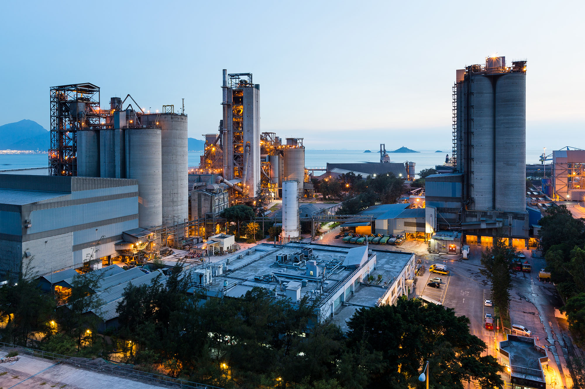 A cement plant 