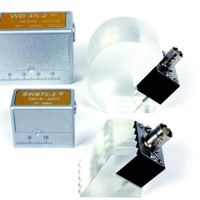 Angle Beam Probes, ultrasonic transducers, ultrasonic testing