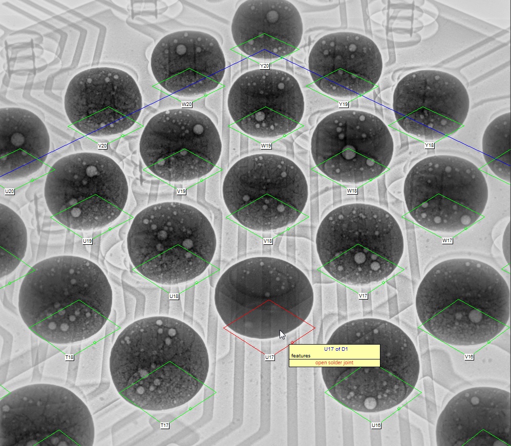 Flash!Filters BGA inspection