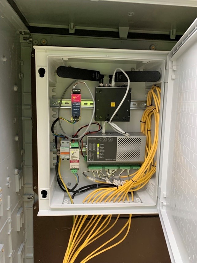 Fig 23: VB Online Pro monitoring system installation