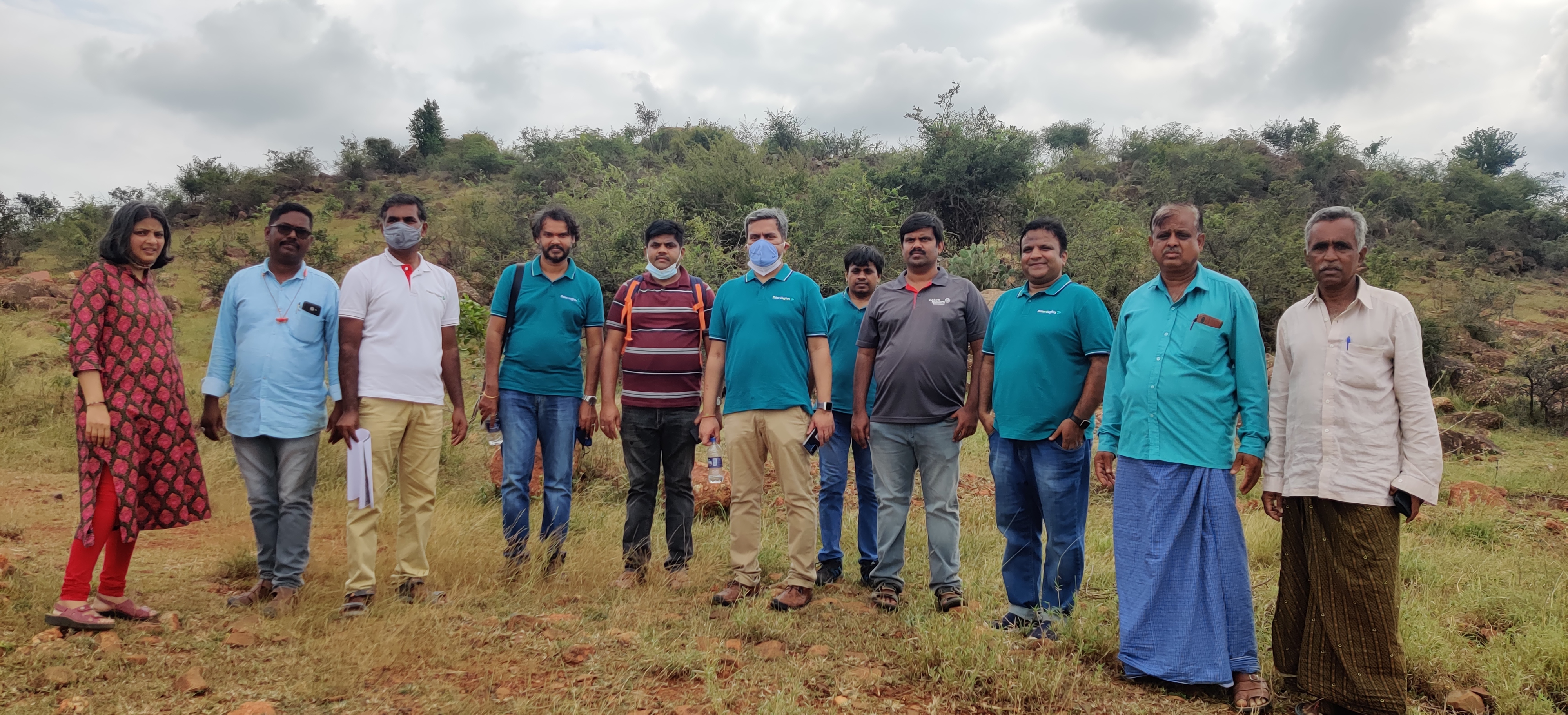 EFS_India project_local farmers meet the Baker Hughes team