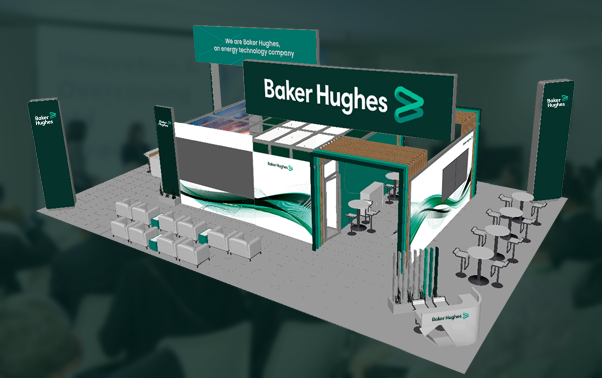 ATCE 2022 Baker Hughes booth rendering