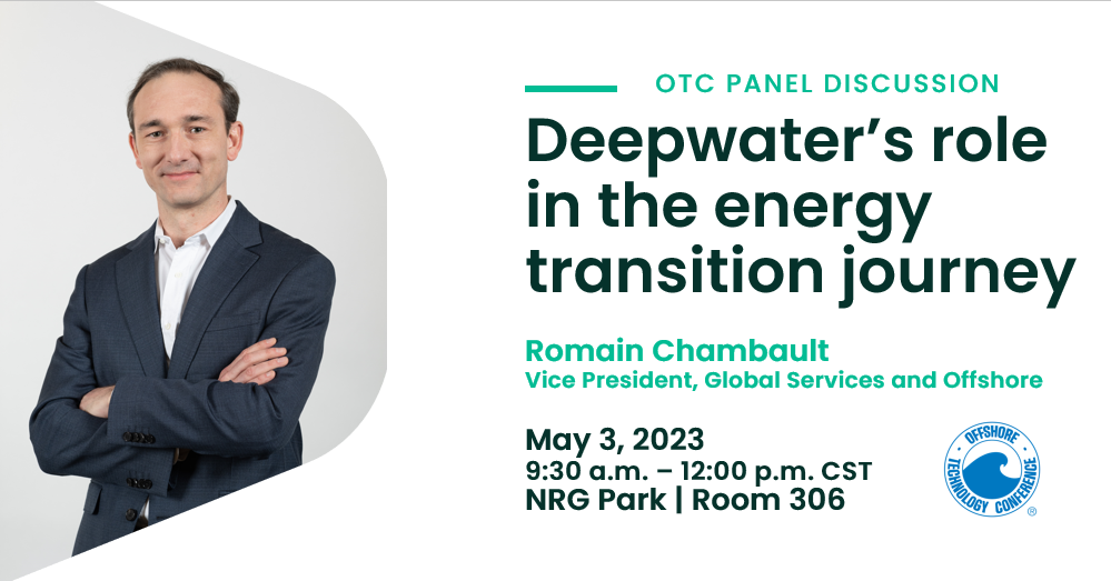 Don't miss this OTC Panel Discussion: Deepwater's role in the energy transition journey.