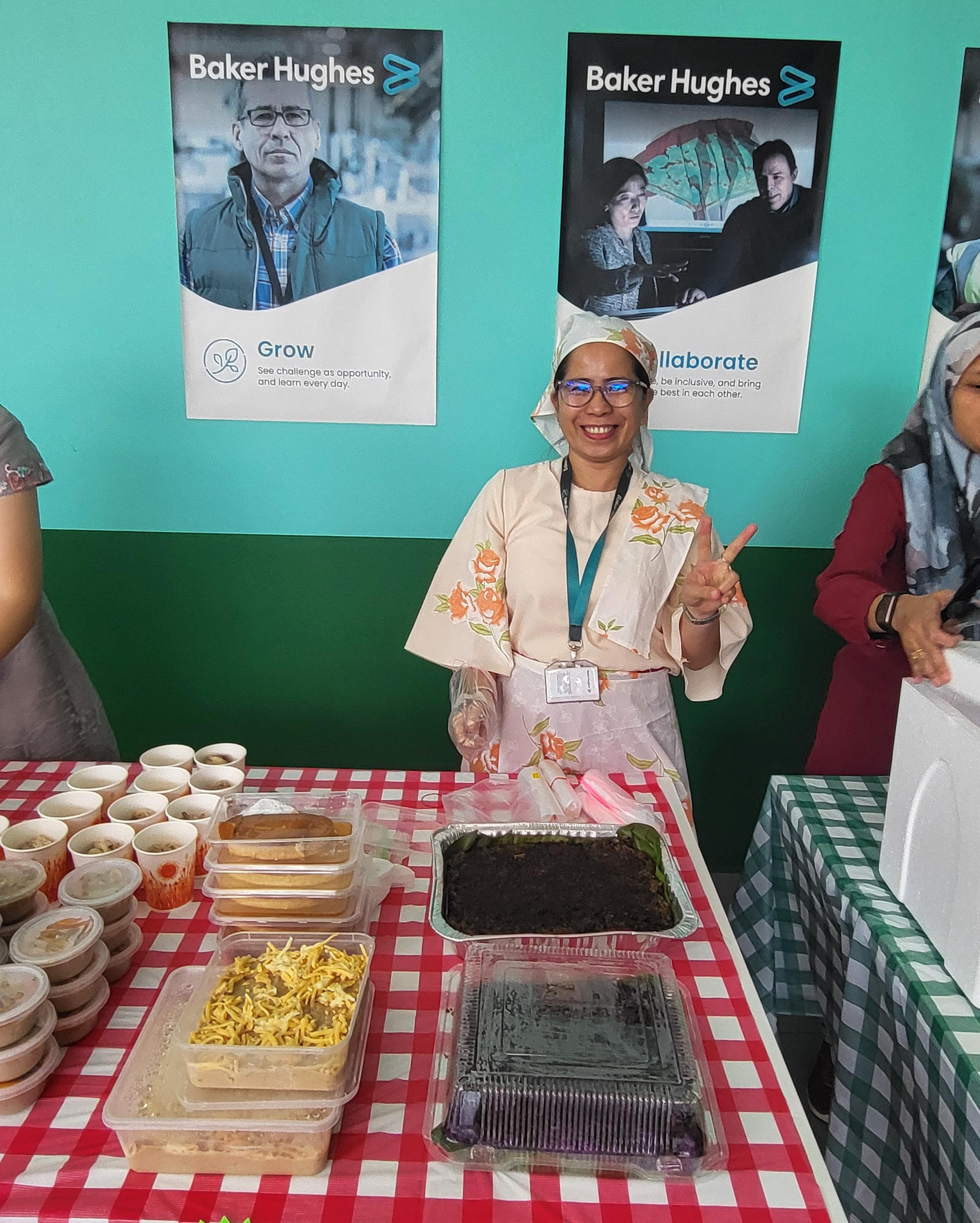 Employee during World Food Day