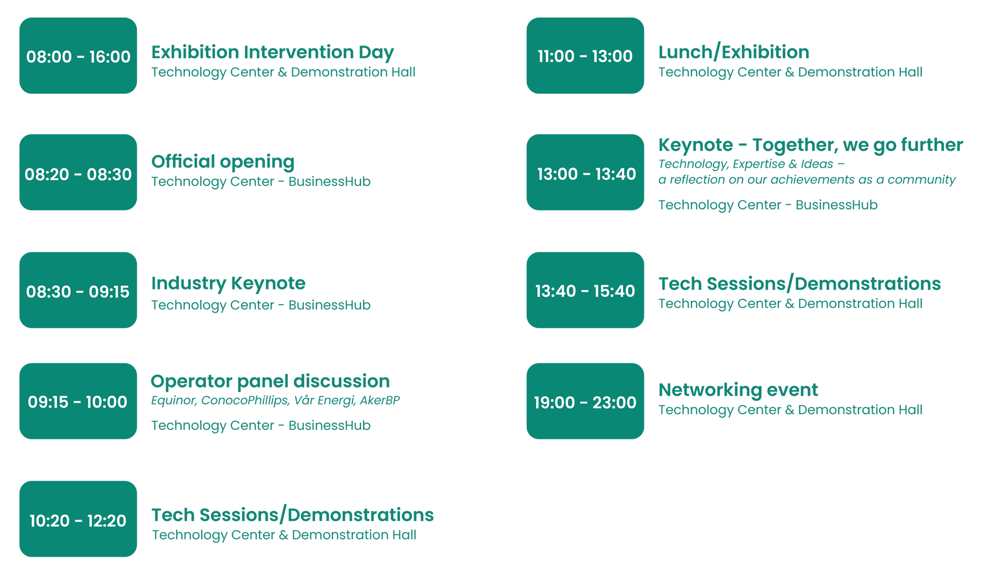 Agenda for the 2024 International Day event.