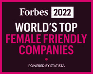 Forbes 2022 World's Top Female Friendly Companies logo