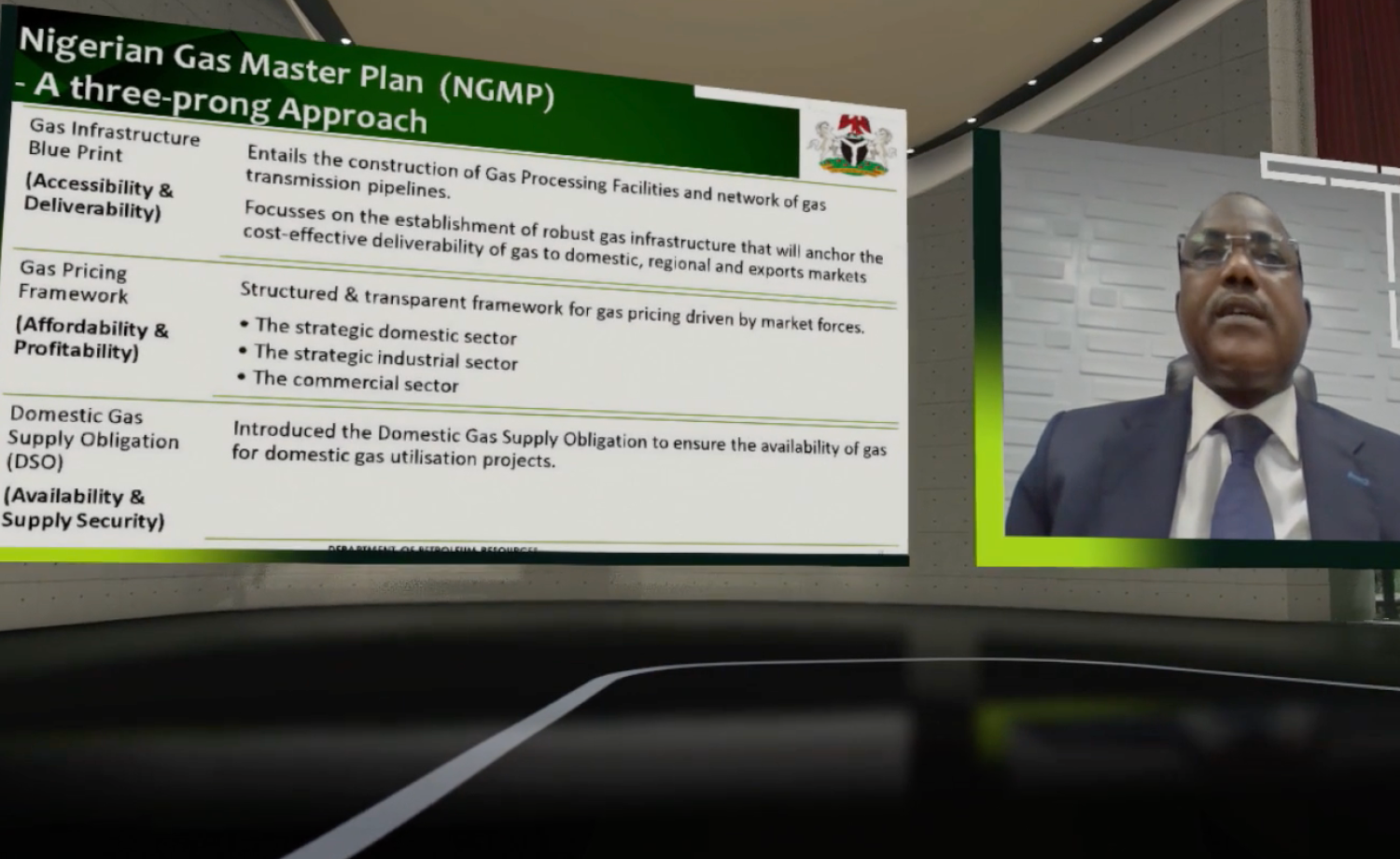 Keynote: the Nigerian Gas Master Plan