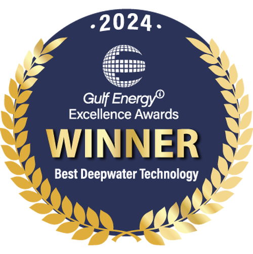 Winner of the 2024 Best Deepwater Technology Gulf Energy of Excellent Award.
