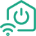 Smart home green logo