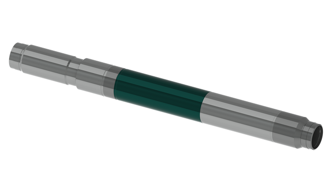 Computer rendering of a Thunder tubing retrievable subsurface safety valve.