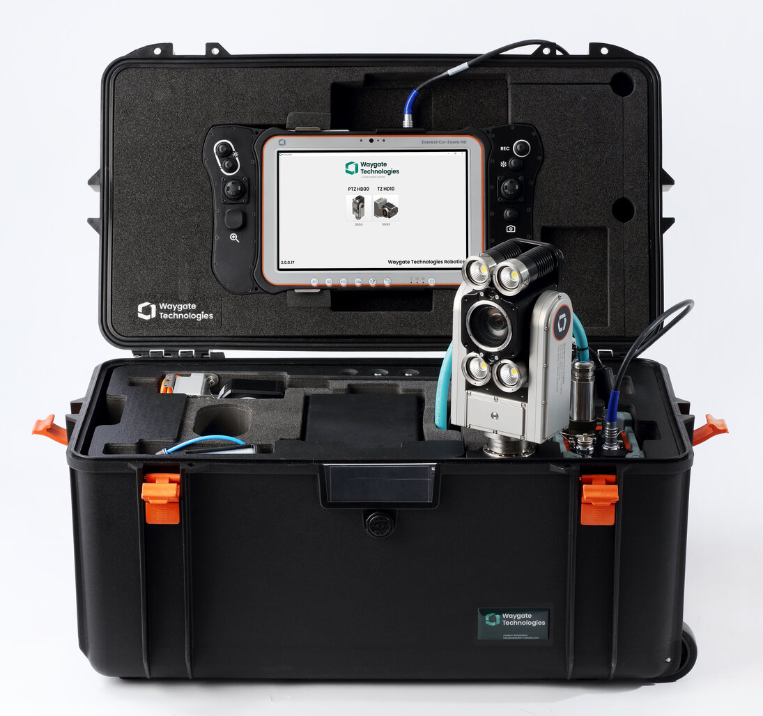 Ca-Zoom HD camera set up in carrying case