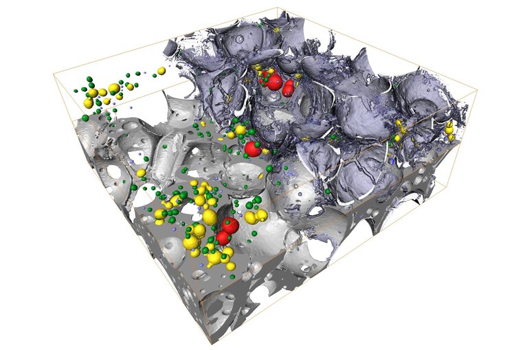 Porous bone substitute