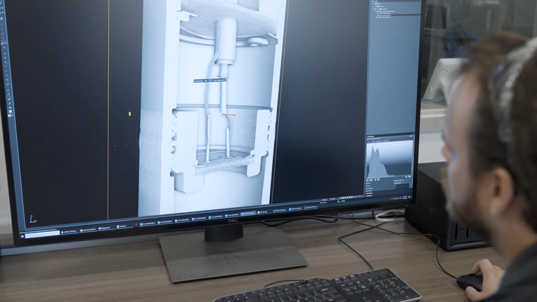 CT Scanning Inspection Screen