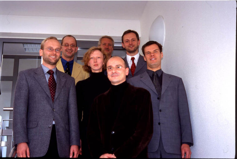 Frank and his colleagues back in the days
