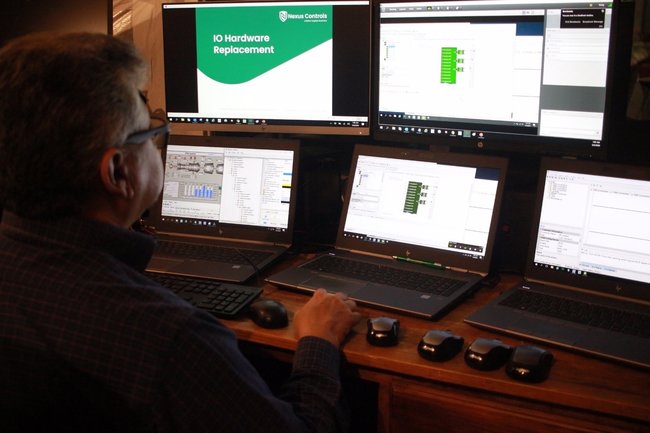 Man doing Nexus Controls live remote training