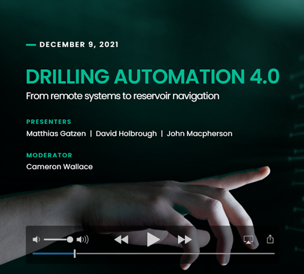 Drilling automation webinar thumbnail.