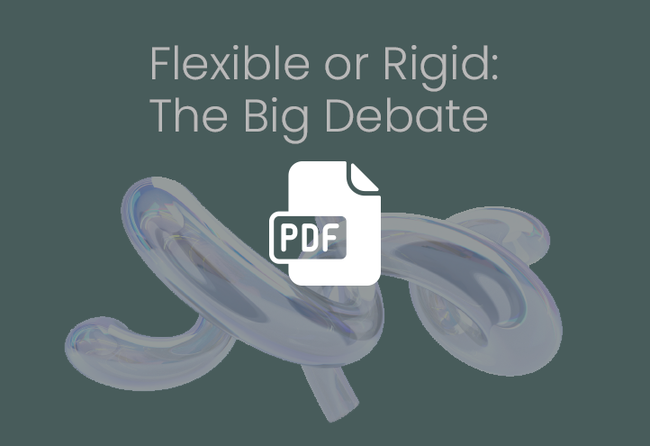 Flexible vs Rigid article graphic.