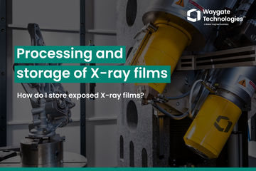 How do I store exposed X-ray films?