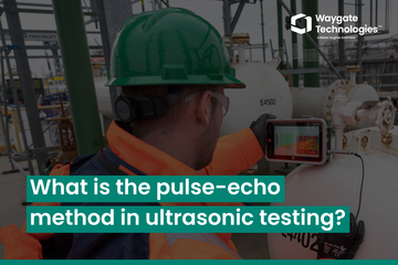 What is the pulse-echo method in ultrasonic testing?