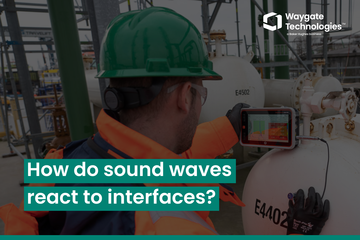 How do sound waves react to interfaces?