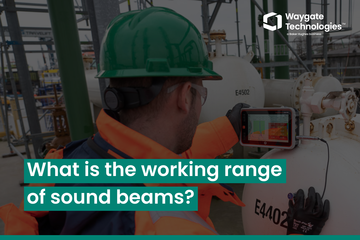 What is the working range of sound beams?