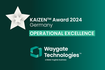 Waygate Technologies Wins Kaizen Award for Operational Excellence