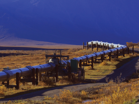 Photo of a midstream pipeline.