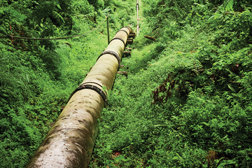 Photo of a midstream pipeline.