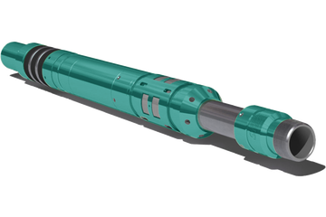 Computer rendering of a SRP-2 hydraulic set retrievable packer.