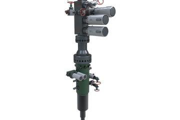 Rendering of a Compact multibowl wellhead.
