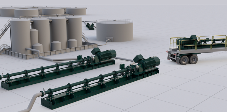 Animation still of the Hpump surface pumping systems in action