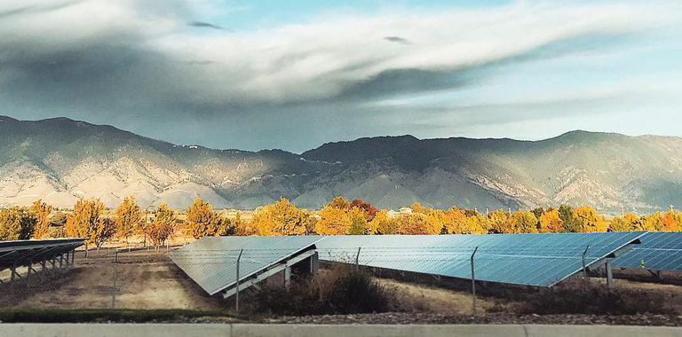 Solar Panels at Minden, Nevada HQ