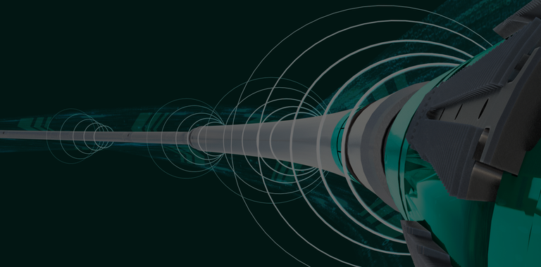 Computer rendering of the XACT downhole acoustic telemetry system.