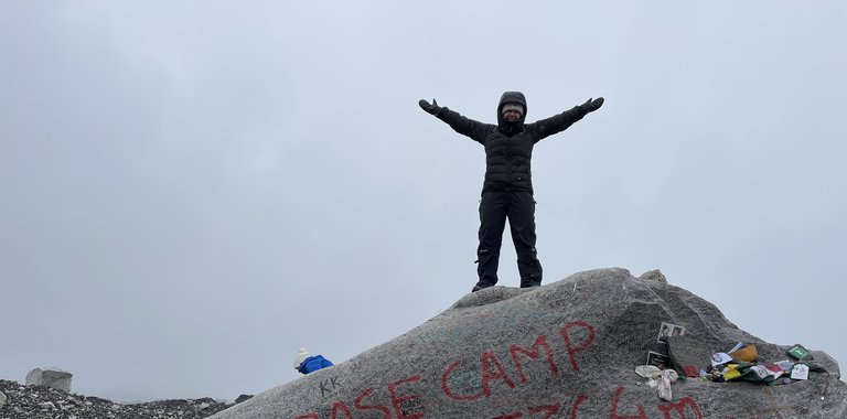 Druck’s Helene Doggett climbs Everest Base Camp raising more than £2.5k for Breast Cancer Awareness