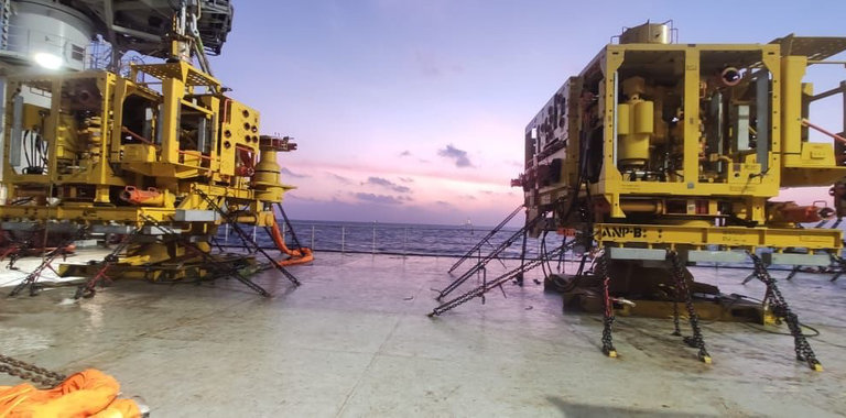 Deepwater horizontal tree system.