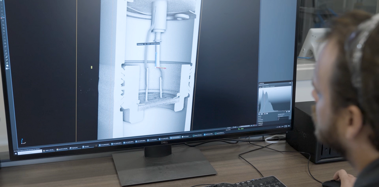 CT Scanning Inspection Screen