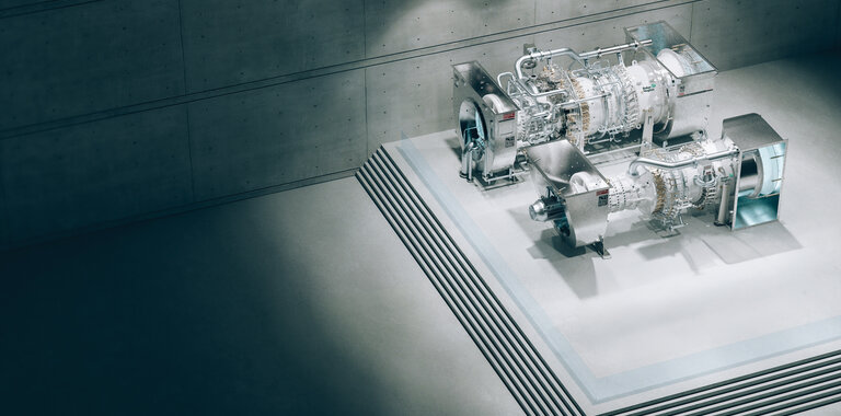 Two hydrogen turbines